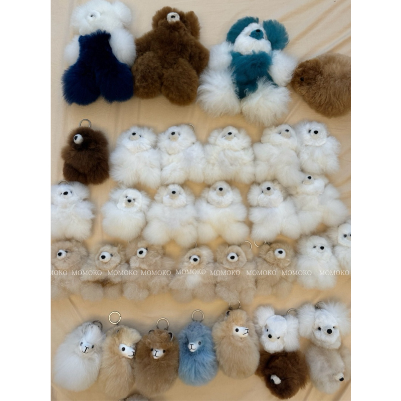 MOMOKO秘鲁手工羊驼毛公仔玩偶摆件毛绒生日礼物fever同款