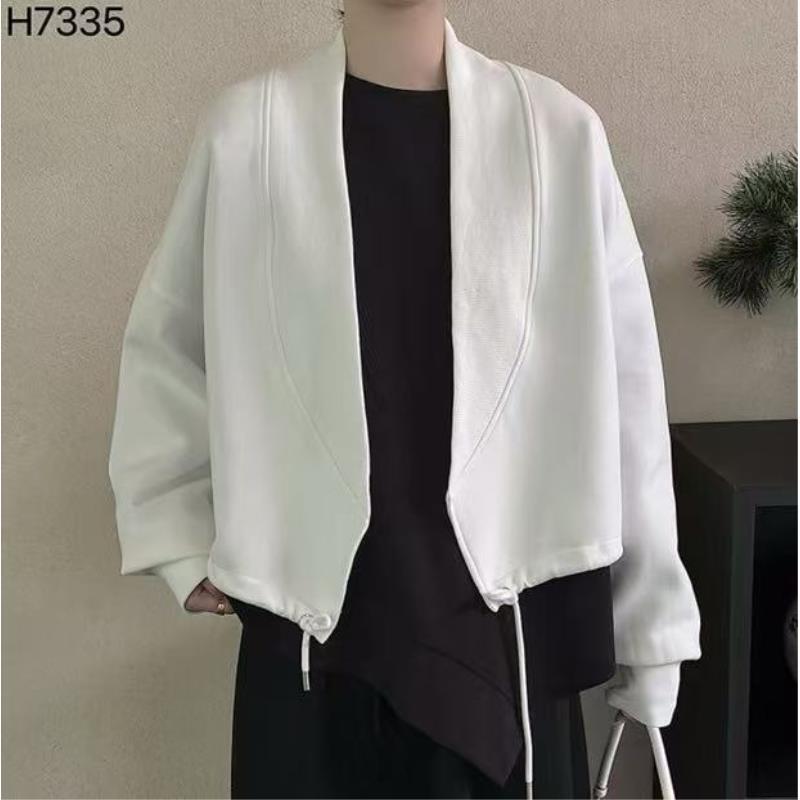 5718号#7335秋季净版外套带抽绳