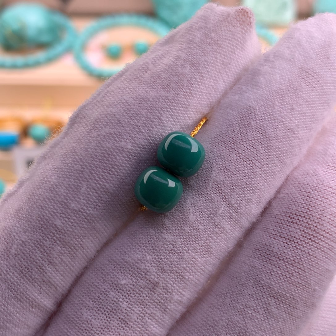 绿松石珠宝奇石未镶嵌7.5