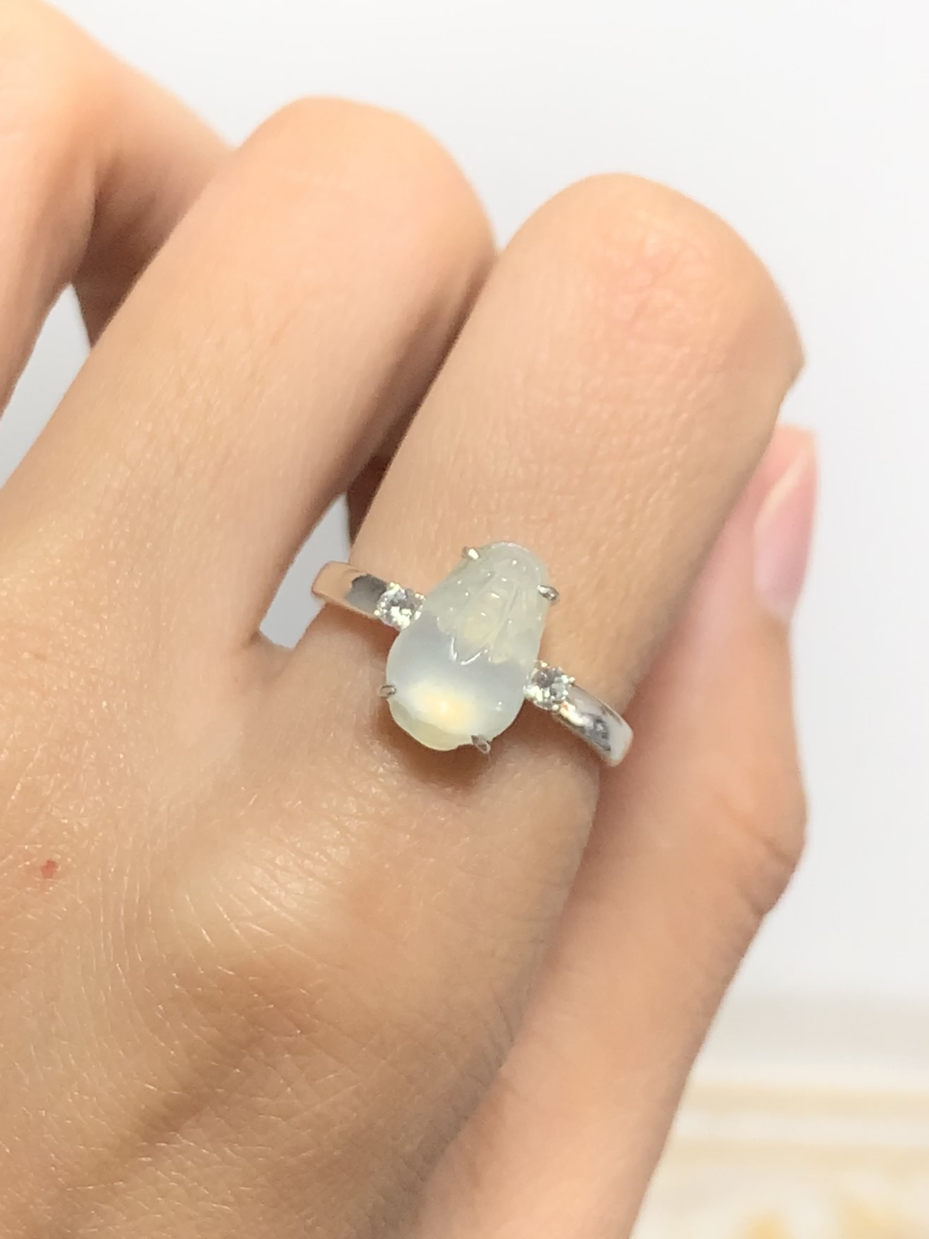 貔貅戒指精致可爱百搭饰品送证书