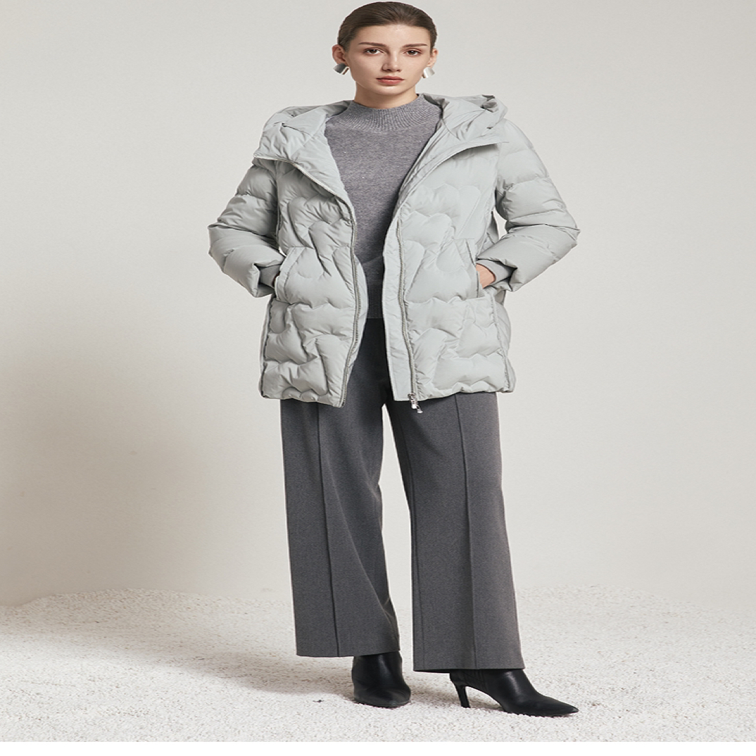 senkni/圣可尼冬季新品爱心图案保暖鹅绒服S105202NG