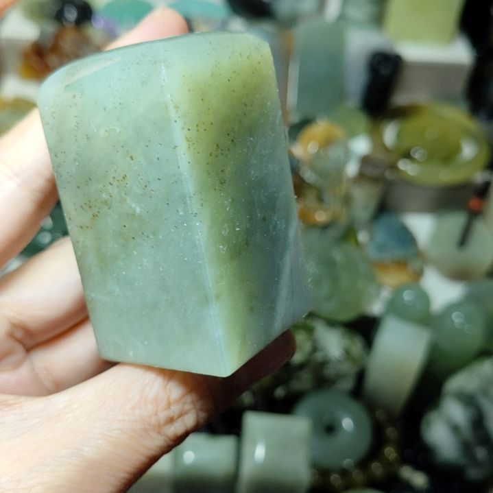 岫玉未镶嵌印章款式