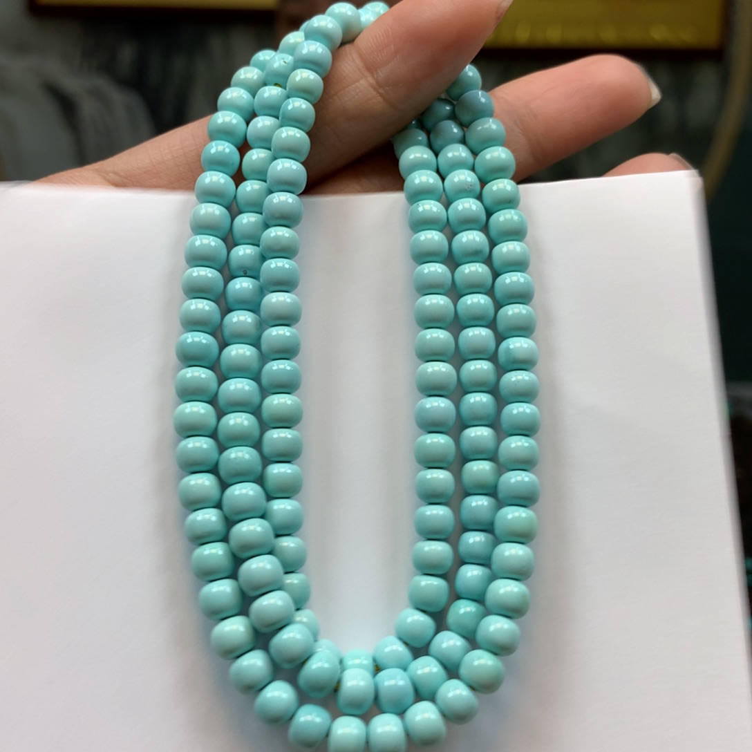 绿松石长链未镶嵌