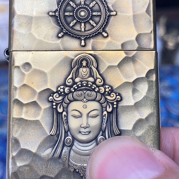 黄铜时刻经雕工艺品