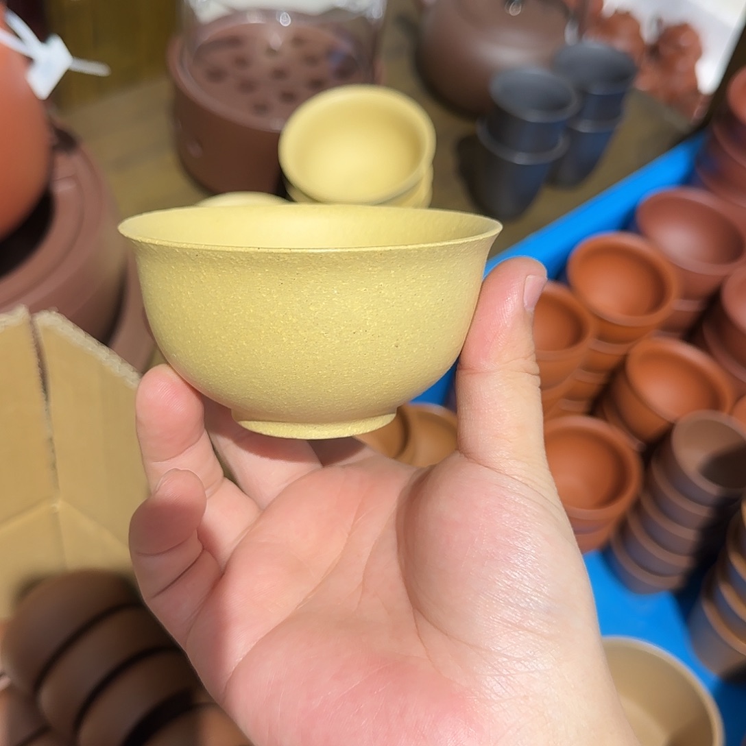 紫砂茶壶本绿杯子