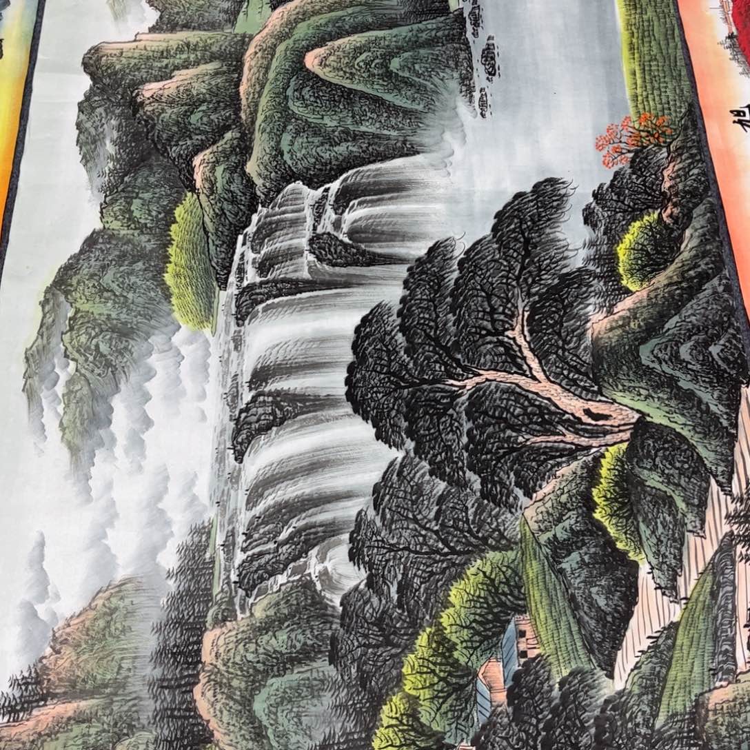 国画国画作品老师手绘