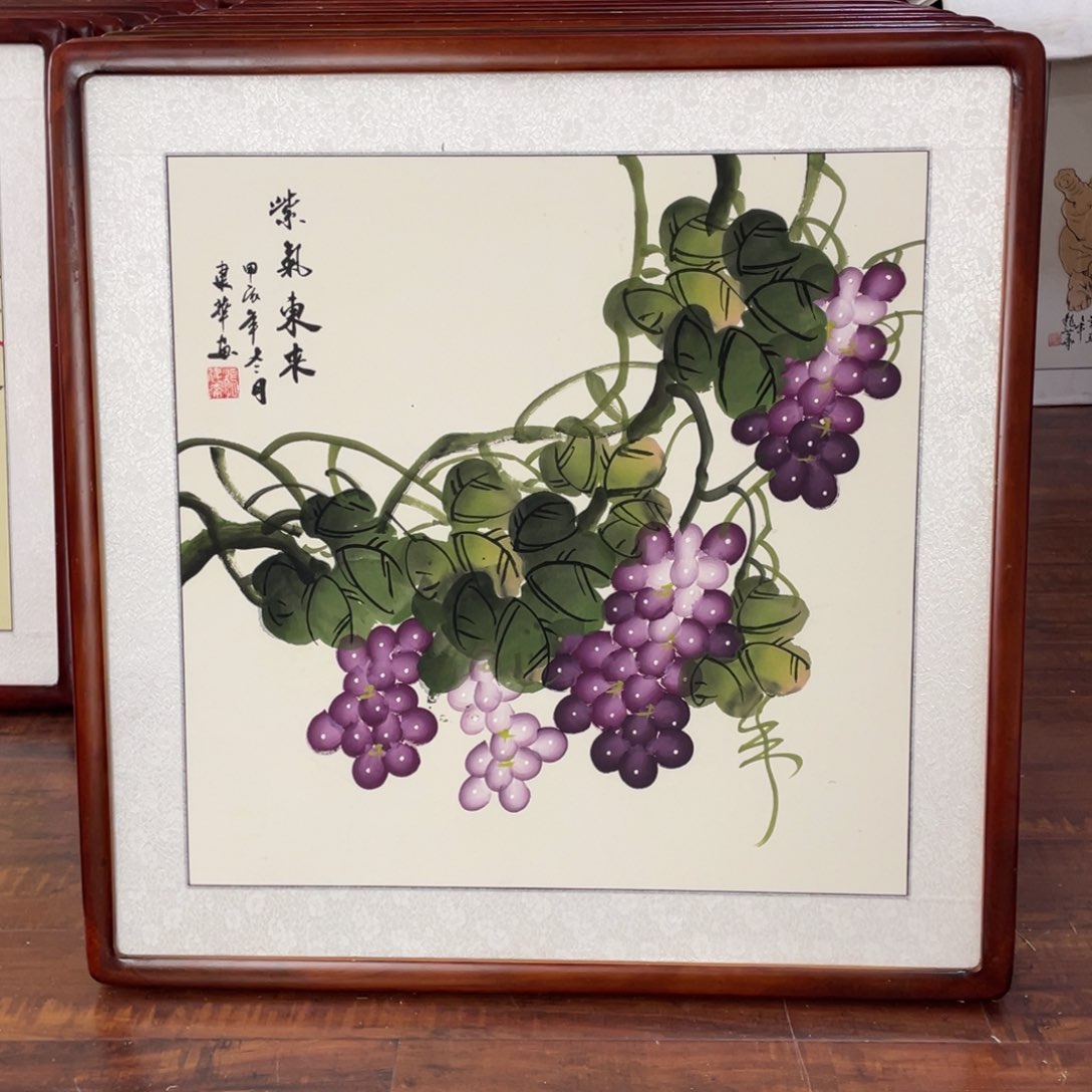 国画带框尺寸63*63厘米