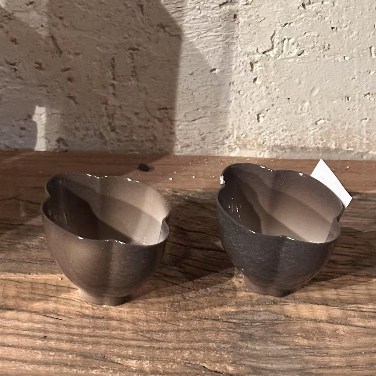 【姐夫小王子】 苏打烧海棠杯（黑）7*5.2*4,40CC(自在061)