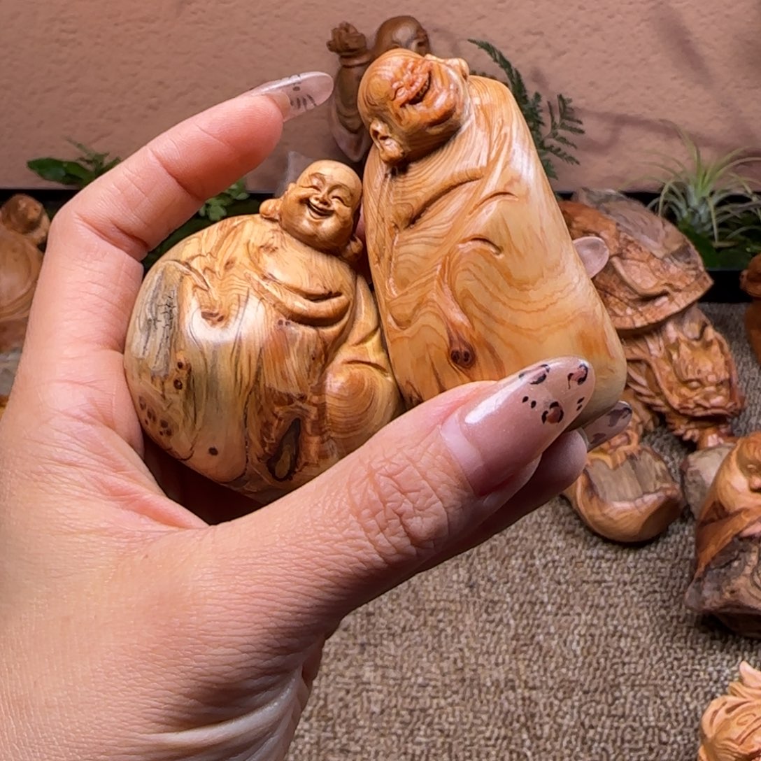 正***君崖柏太行崖柏手把件