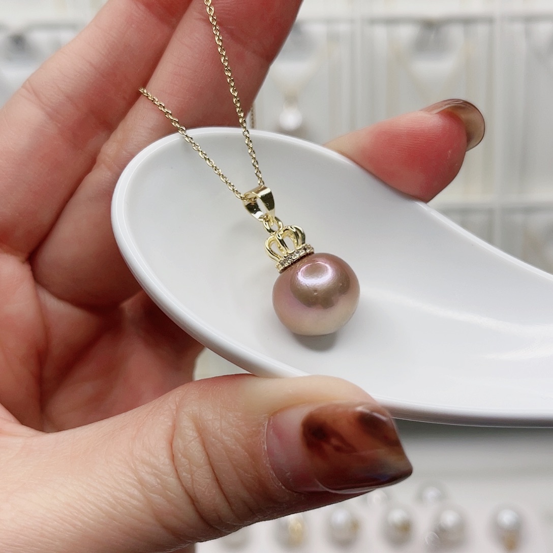 淡水珍珠吊坠(赠链)合金