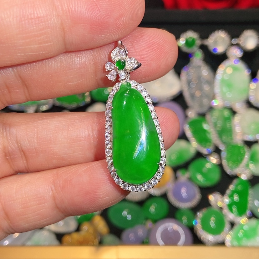 【闪购商品】颈饰未镶嵌翡翠天然翡翠