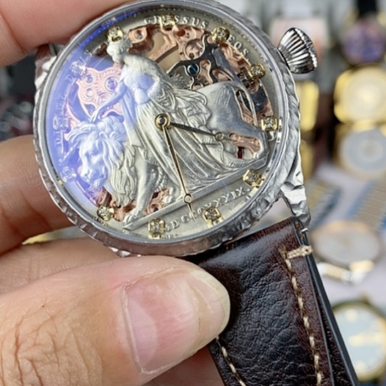 钢金属合金人工动能机芯