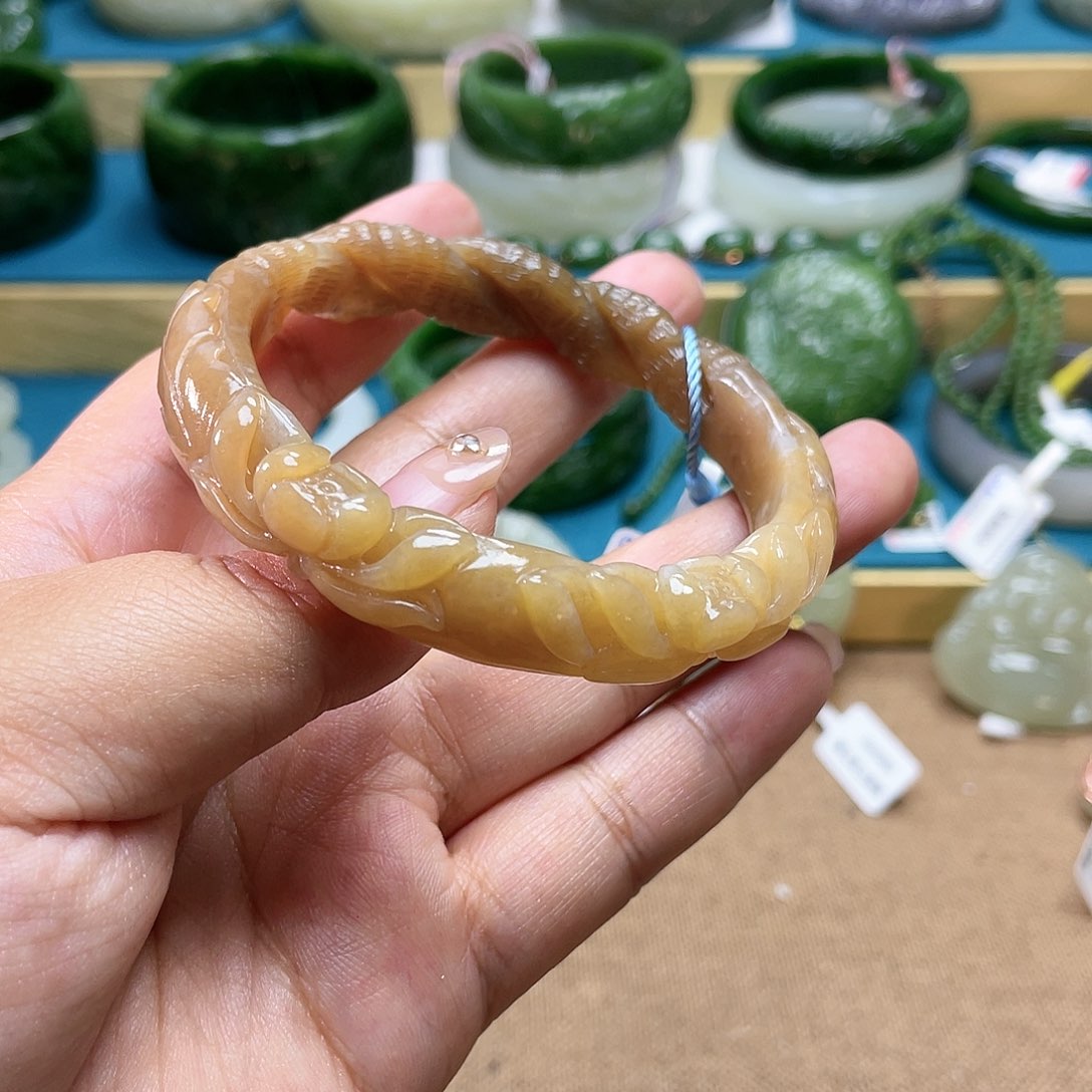 【闪购商品】和田玉手镯58圈口83未镶嵌