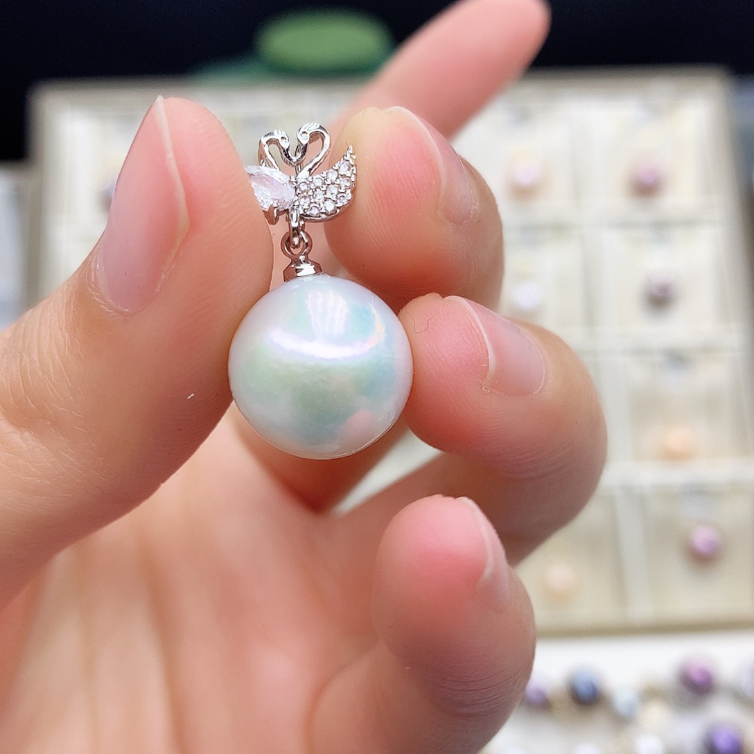 淡水珍珠颈饰合金