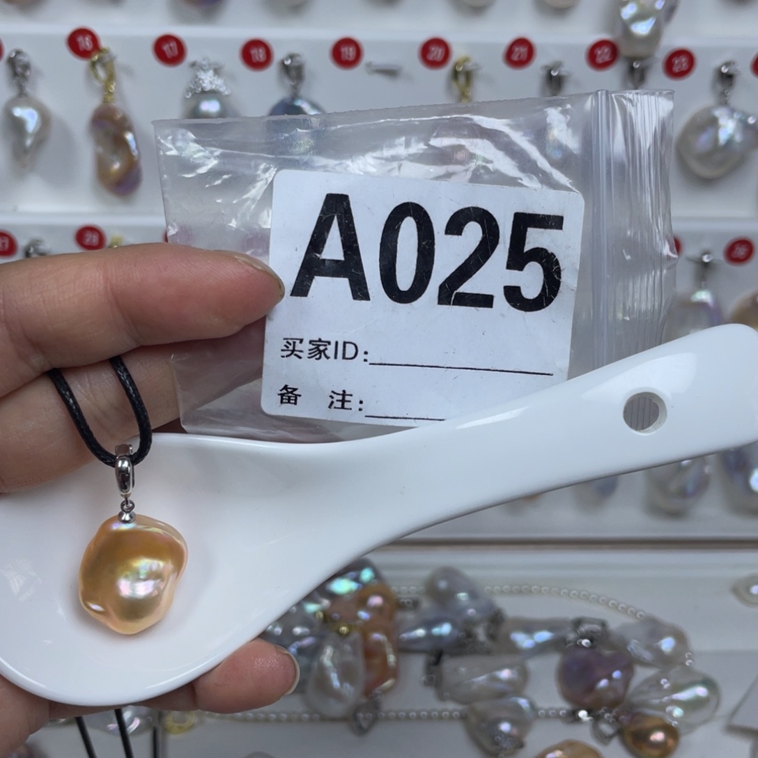 淡水珍珠巴洛克银S925镶嵌