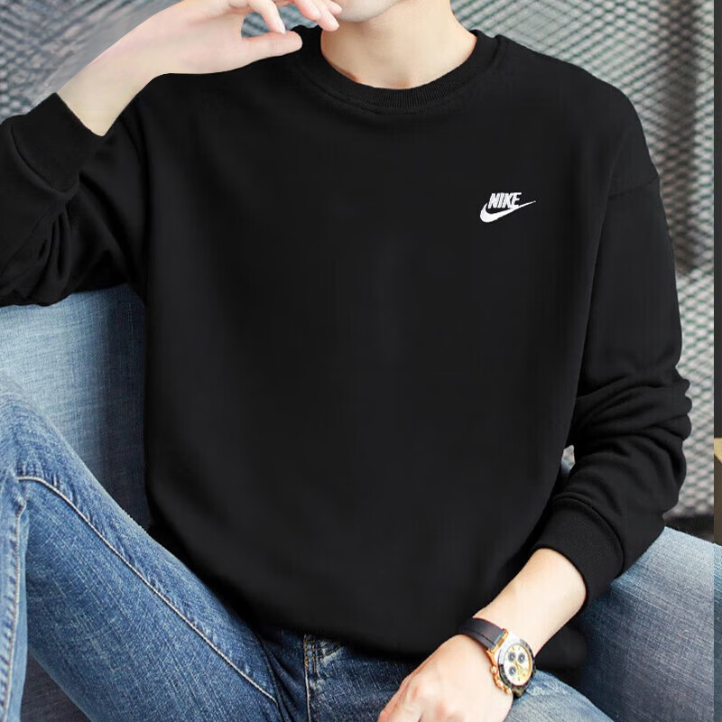 【流光风】Nike耐克圆领卫衣男休闲宽松长袖套头衫运动服BV2667