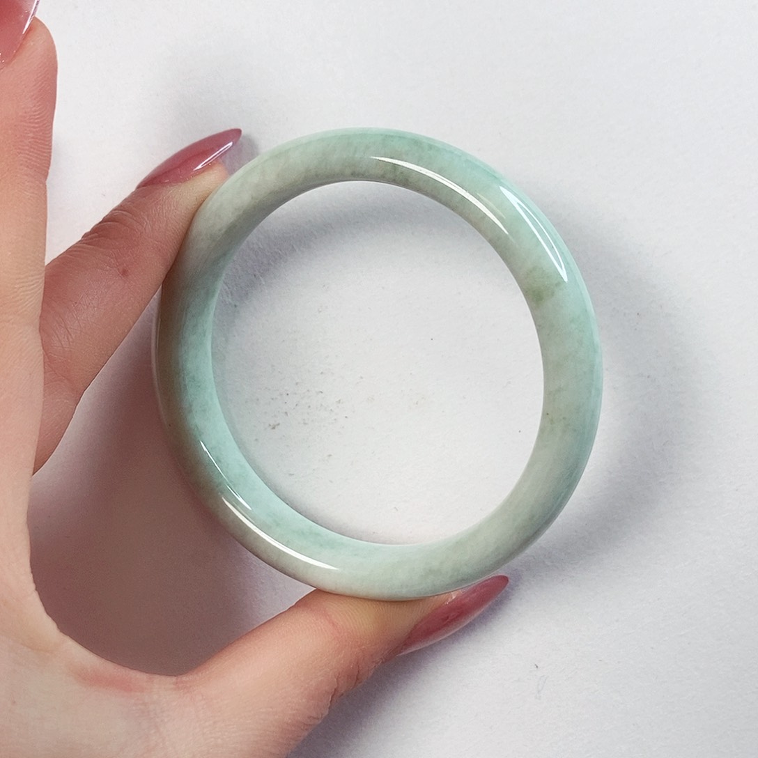 蓝田玉（蛇纹石化大理石玉）手镯未镶嵌