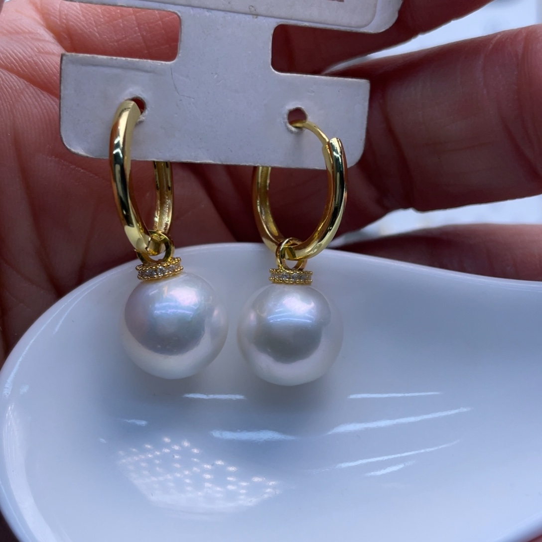 耳饰未镶嵌淡水珍珠