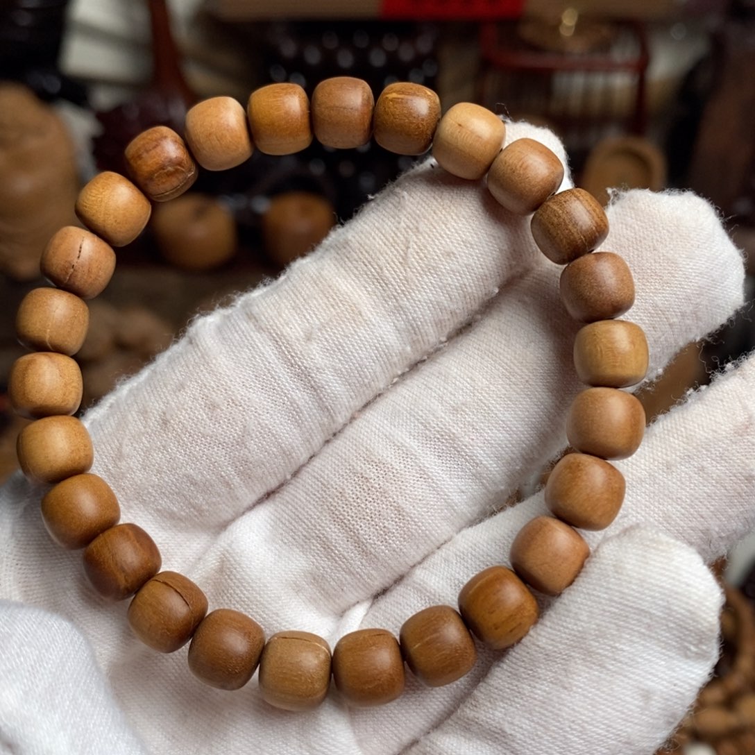 檀香木手串/手链瑕疵珠0.7×0.8