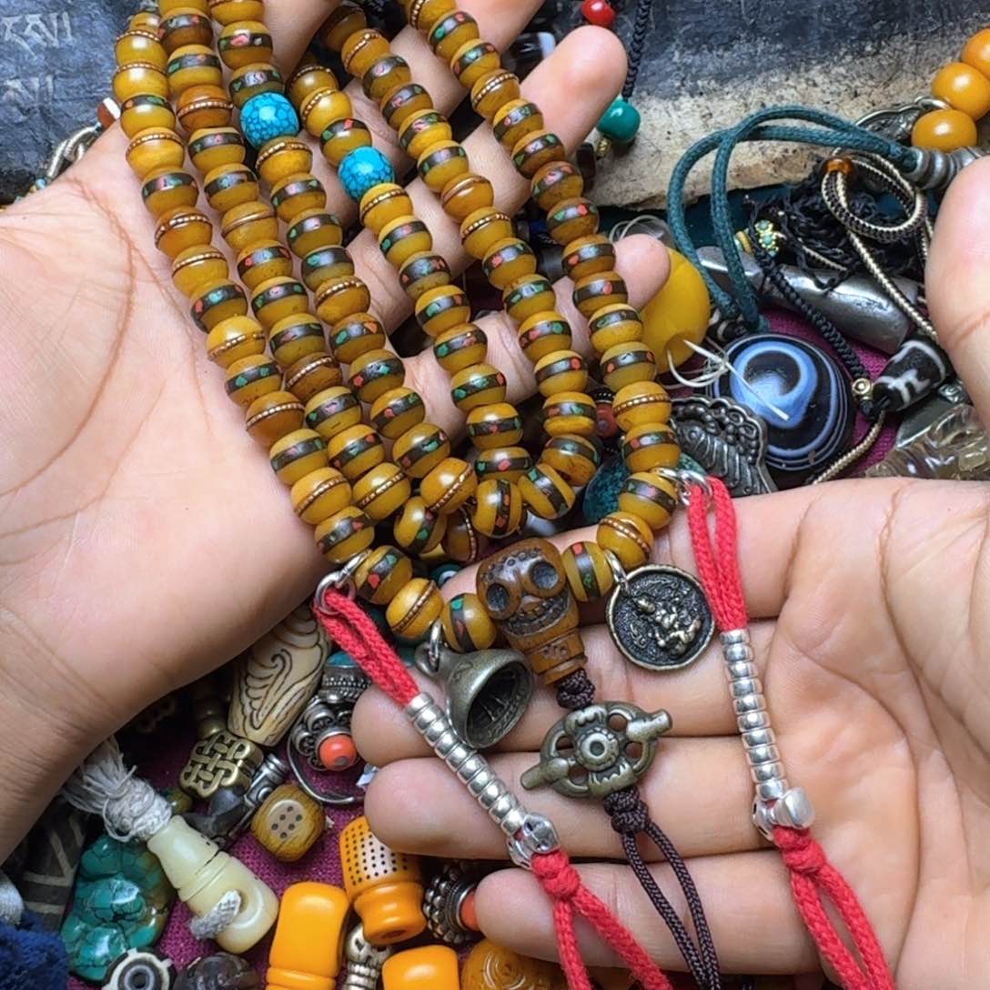 金刚菩提手串牦牛骨106