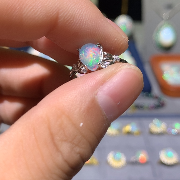 欧泊合金欧泊戒指