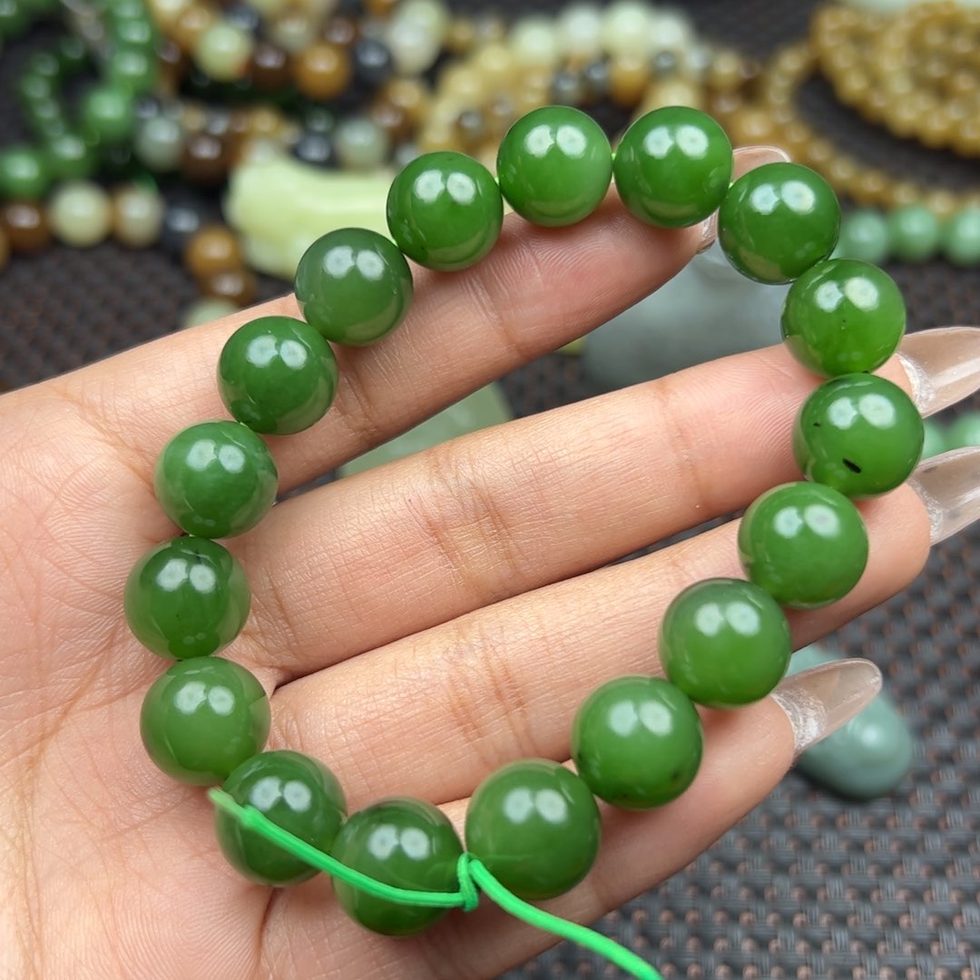 和田玉手串未镶嵌