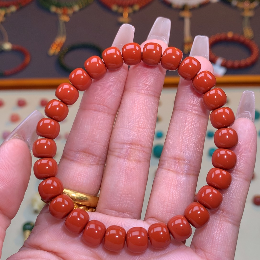 南红玛瑙未镶嵌颈饰