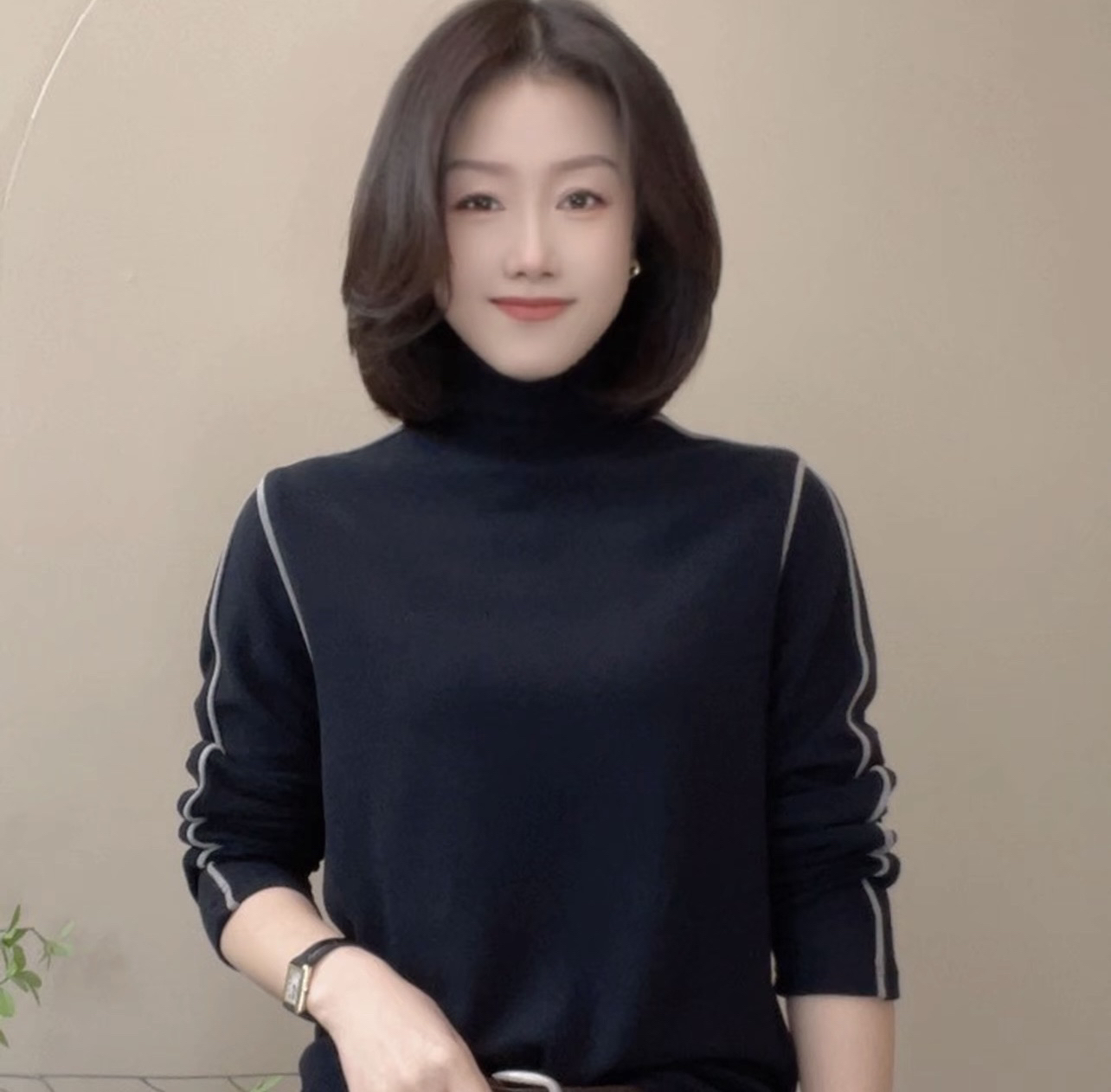 冬季新款保暖纯色半高领女士小衫百搭长袖气质显瘦打底衫女#2970