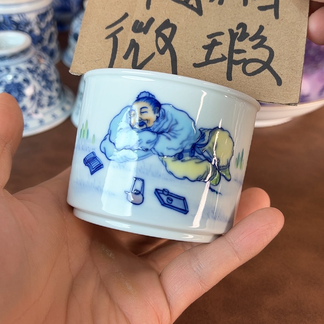 杯景德镇全手工手绘陶瓷