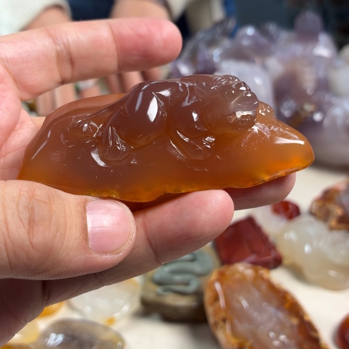 玛瑙/玉髓未镶嵌吊坠(不含链)