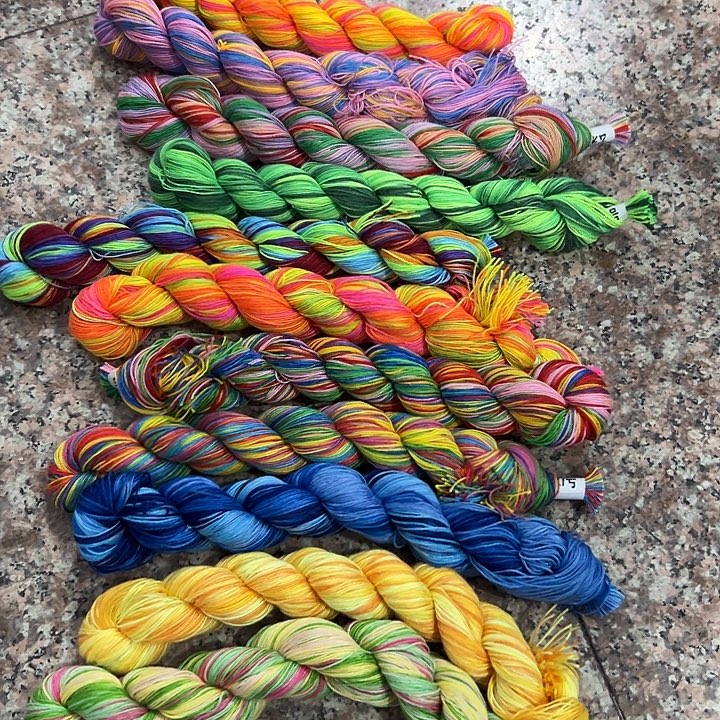 棉便携款七彩线11只