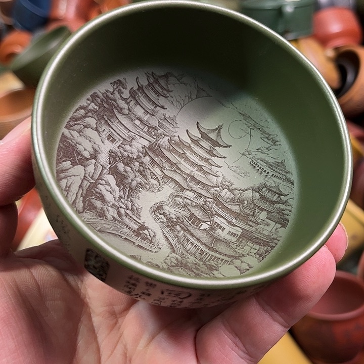 紫砂茶杯全手工紫砂主人杯