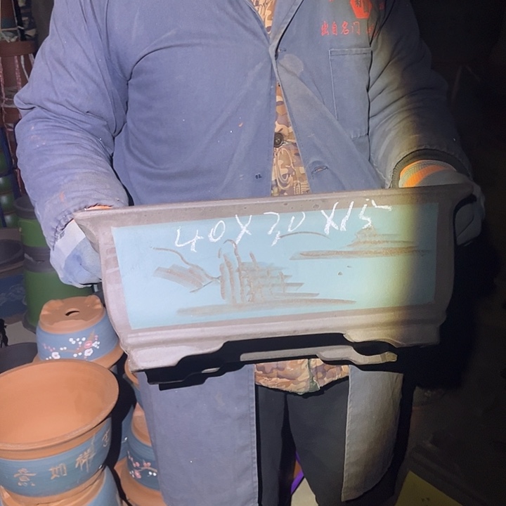 紫砂花盆紫砂花盆和小