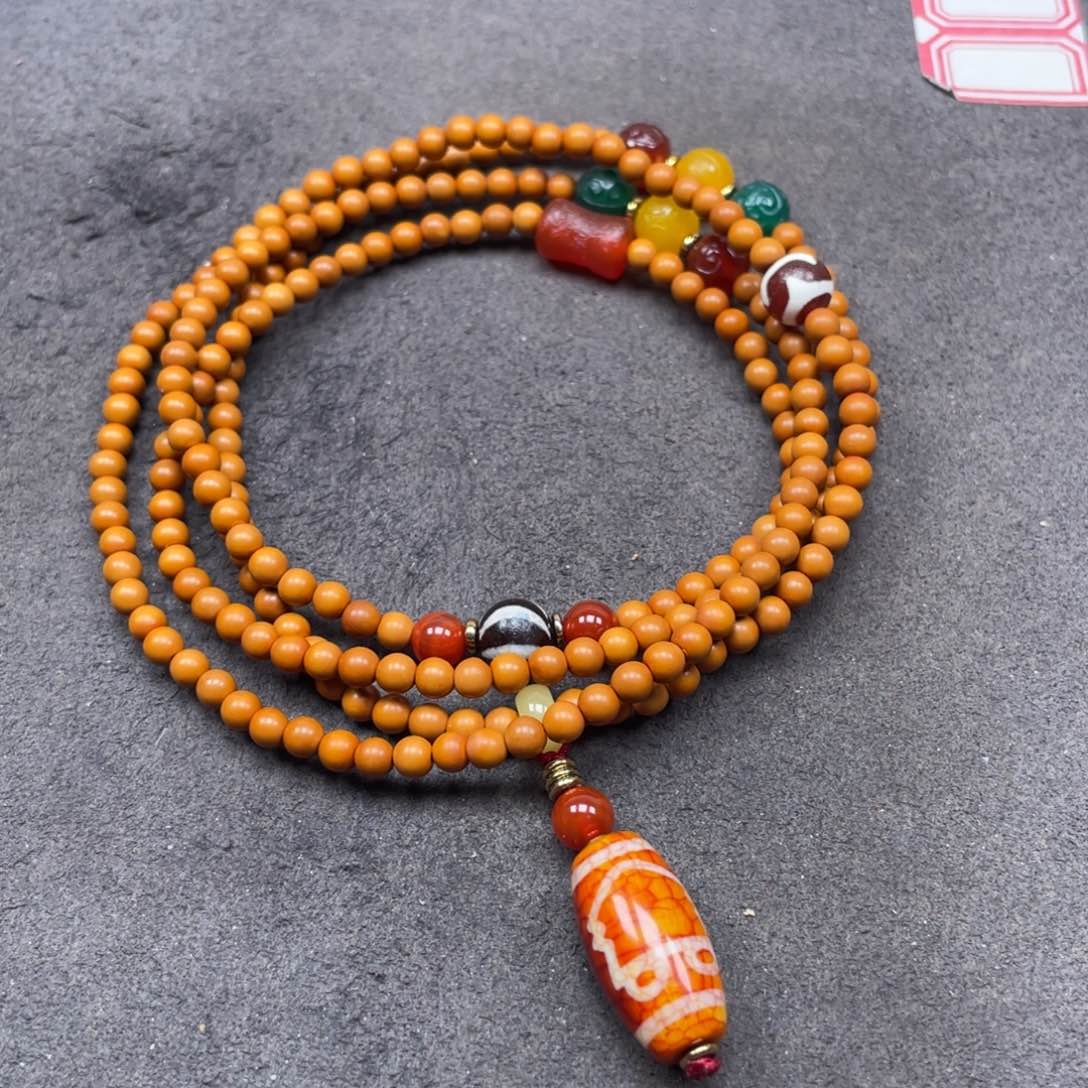 橄榄核把件未镶嵌核尖