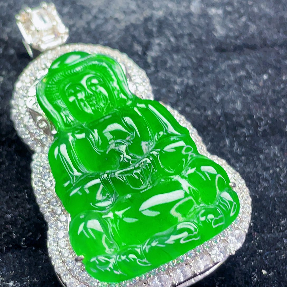 翡翠未镶嵌颈饰888