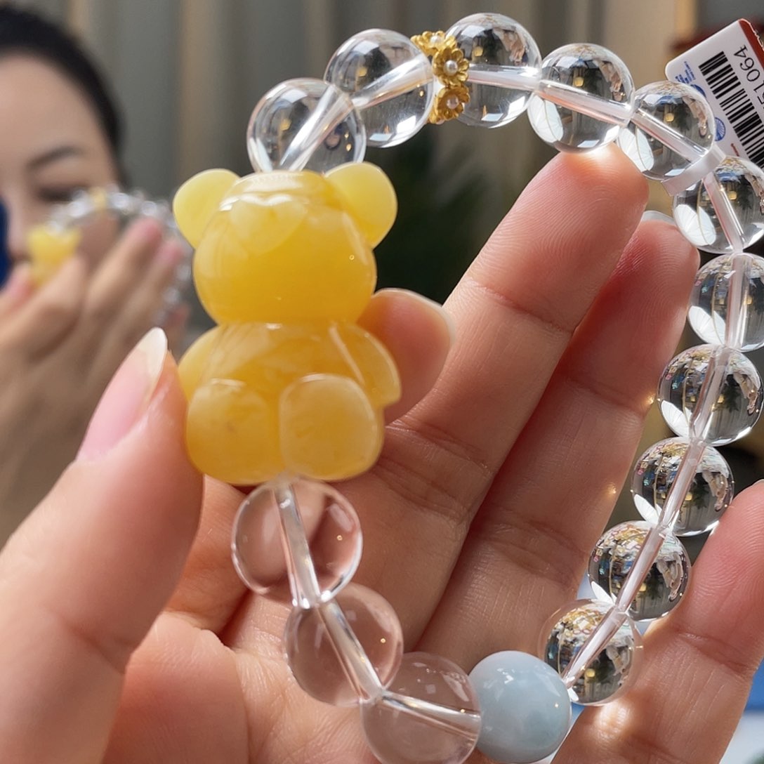 琥珀手链未镶嵌蜜蜡手串