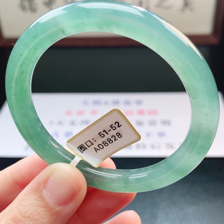 翡翠未镶嵌手镯翡翠手镯69