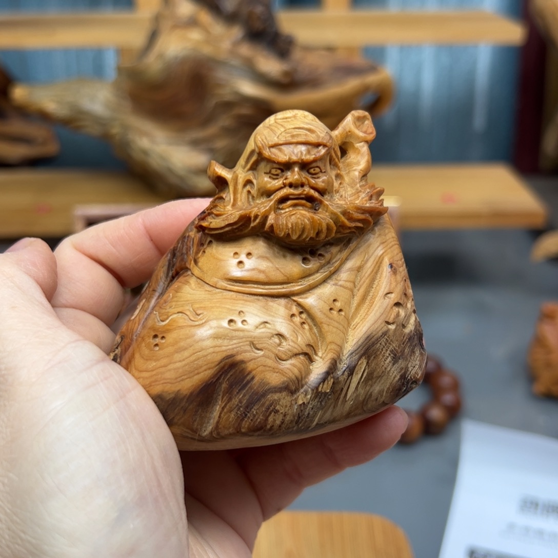 柏木崖柏木摆件手把件11