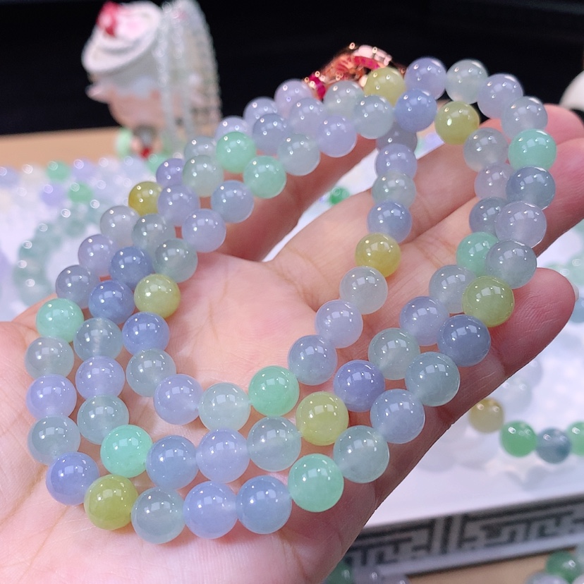 【闪购商品】翡翠手链未镶嵌翡翠卡8