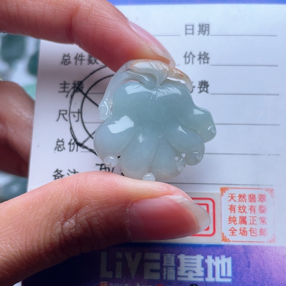 翡翠颈饰未镶嵌吊坠