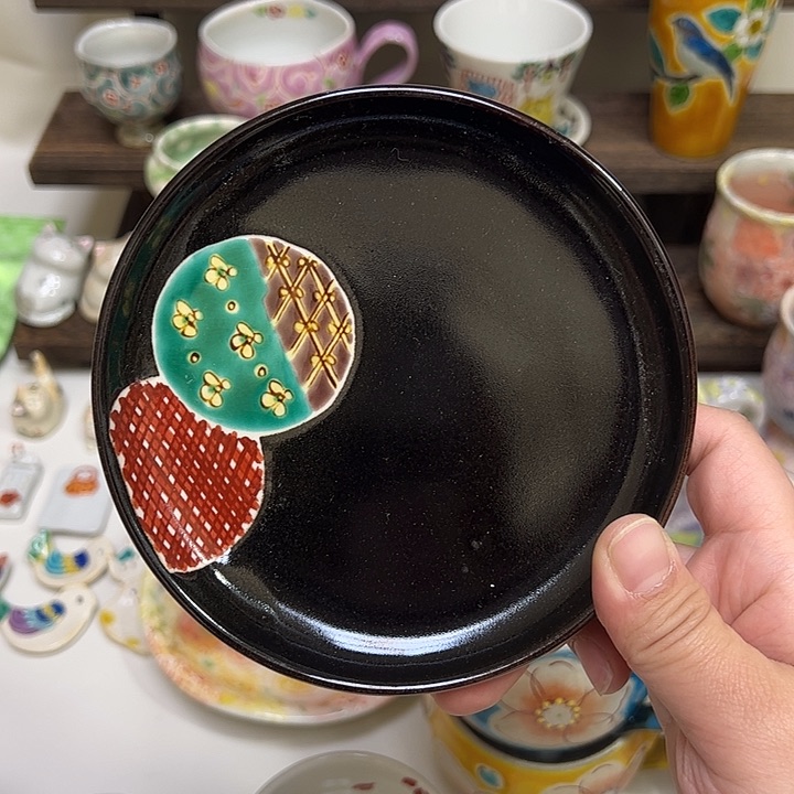 陶中田明守 15cm 盘