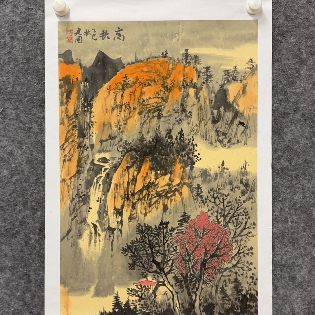 国画国画作品HJG老师