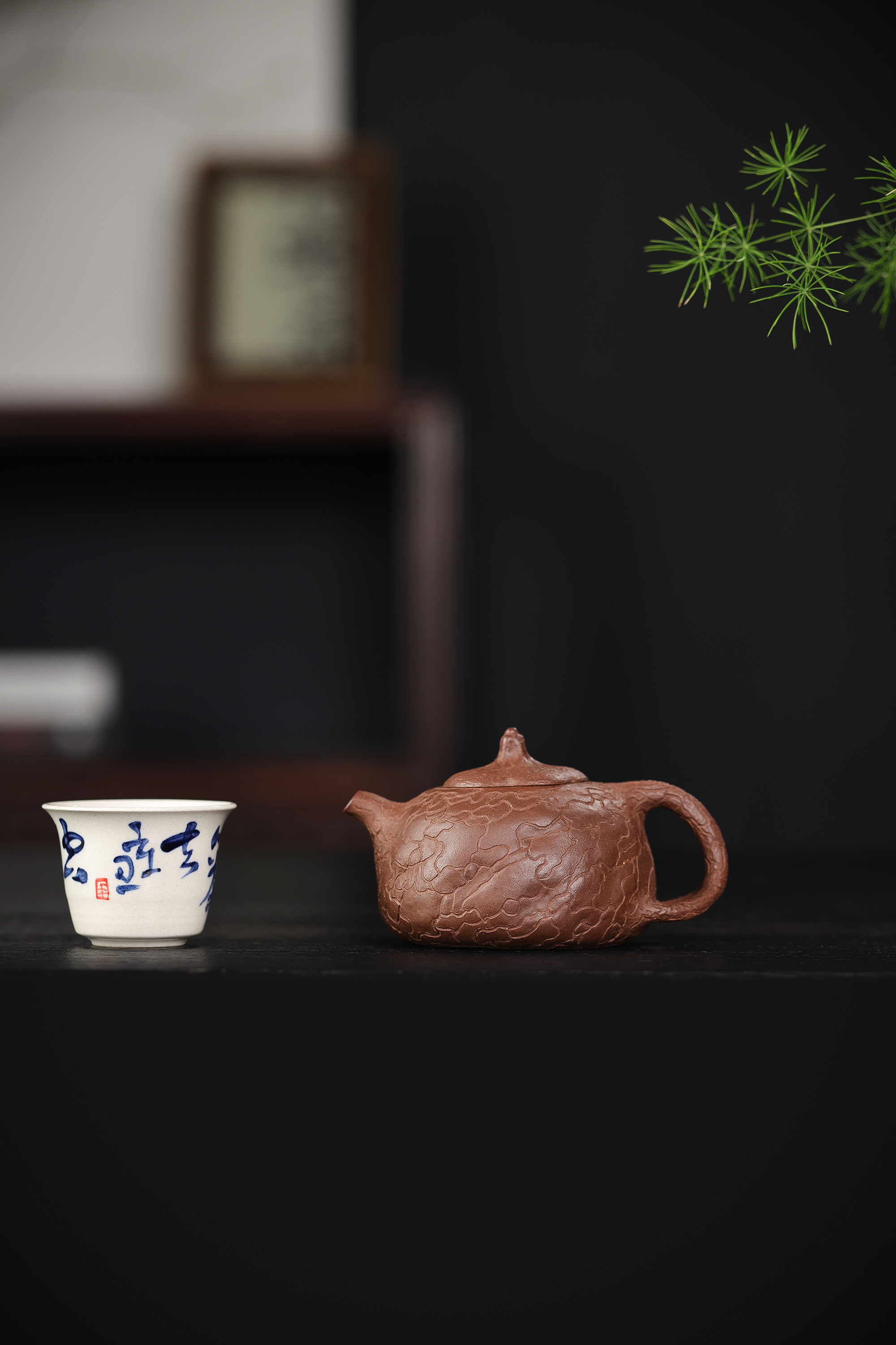 【秀石居】普紫供春紫砂壶