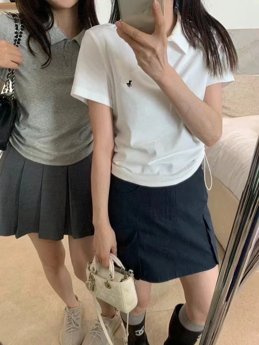 婷～刺绣上衣夏季