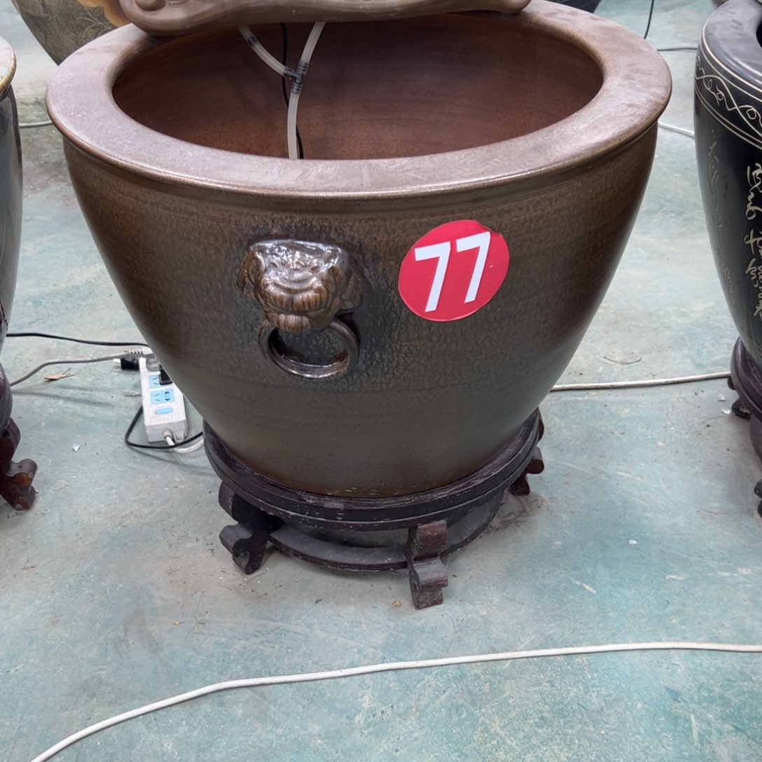 陶摆件直径63厘米缸➕底座