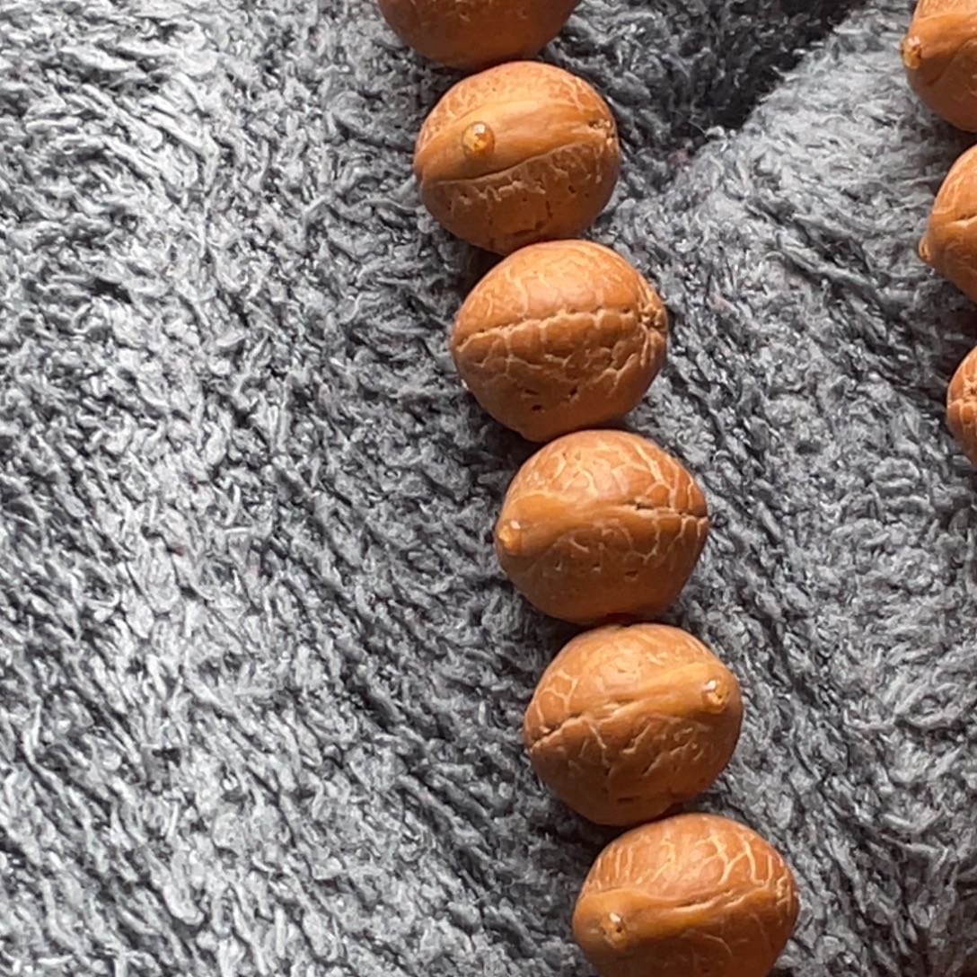 2***6手串凤眼菩提尼泊尔实心籽11mm