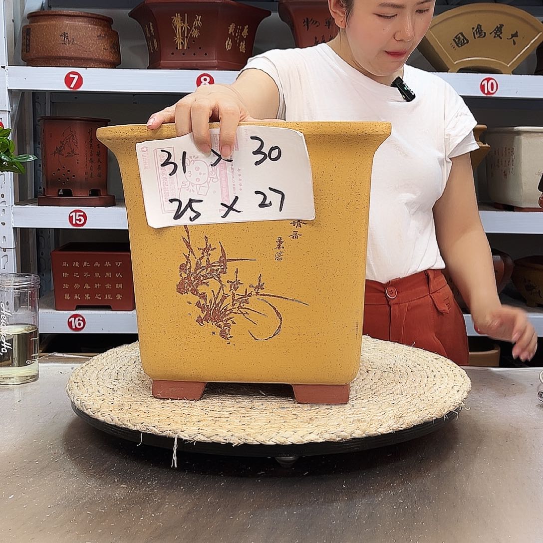 紫砂花盆紫砂花盆