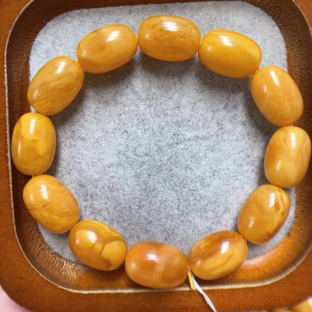 蜜蜡手串未镶嵌蜜蜡