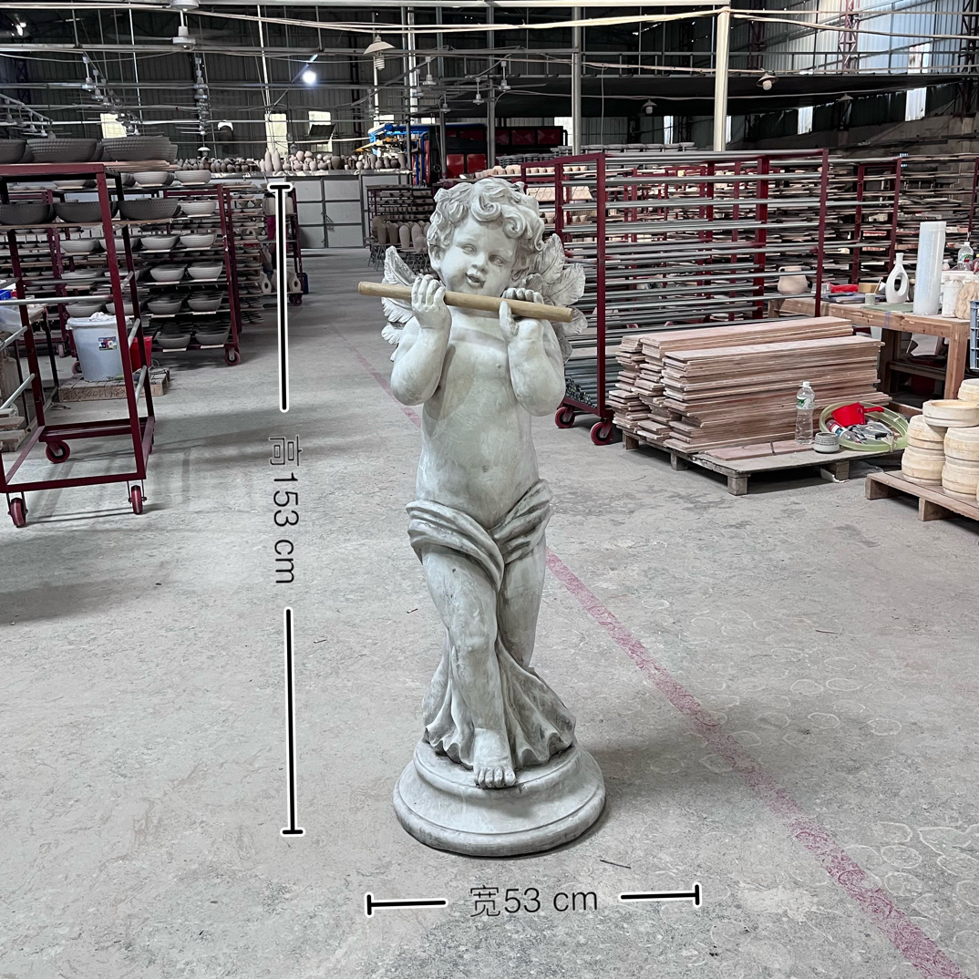 欧式人物雕塑花园庭院落地天使复古女神雕像装饰艺术品