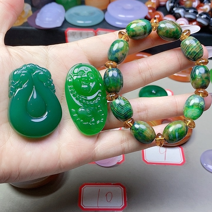 玛瑙/玉髓吊坠(不含链)未镶嵌孙*